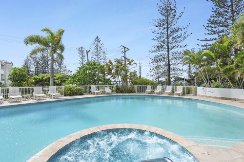 Outdoor Heated Pool & Spa